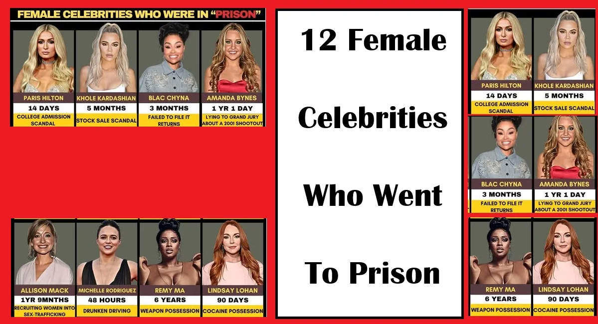 Female Celebrities Who Went To Priso